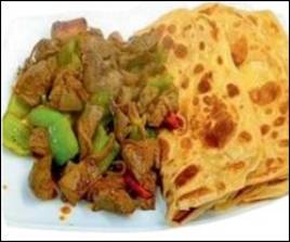 Jabaati Chicken Curry